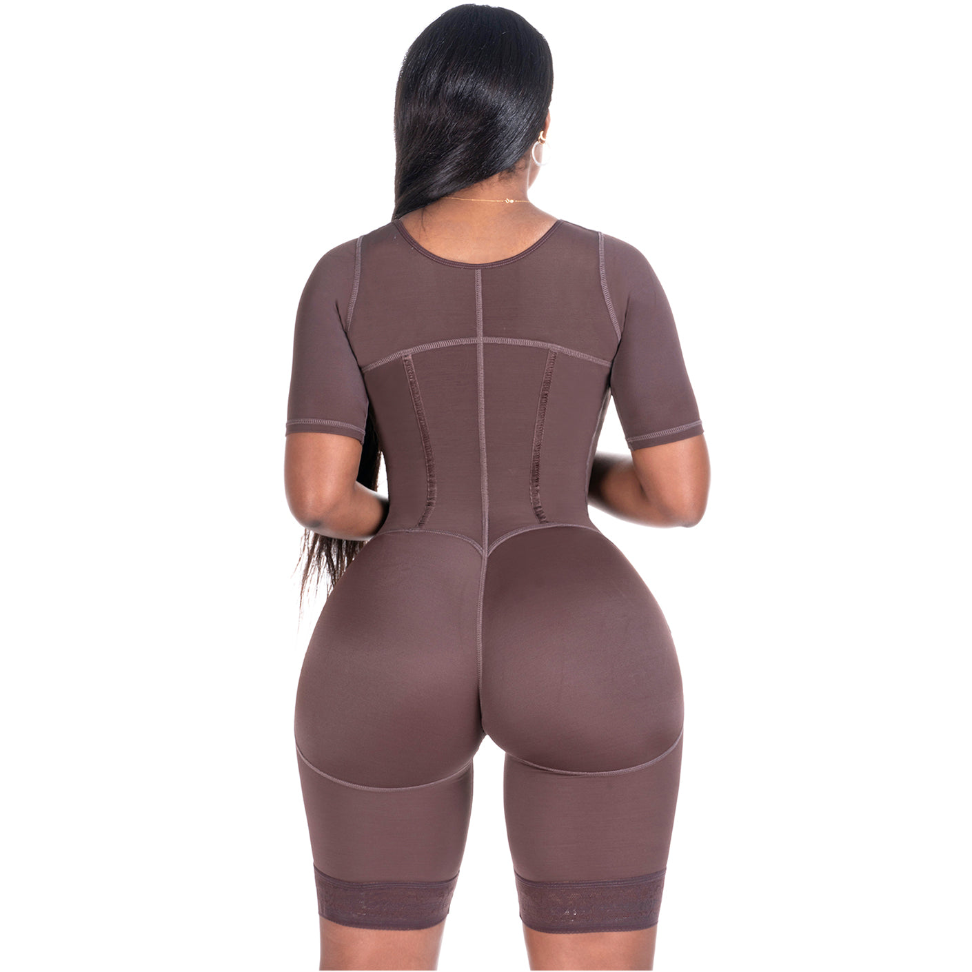 Bling Shapers 938BF Compression Garment With Sleeves and Built-in Bra
