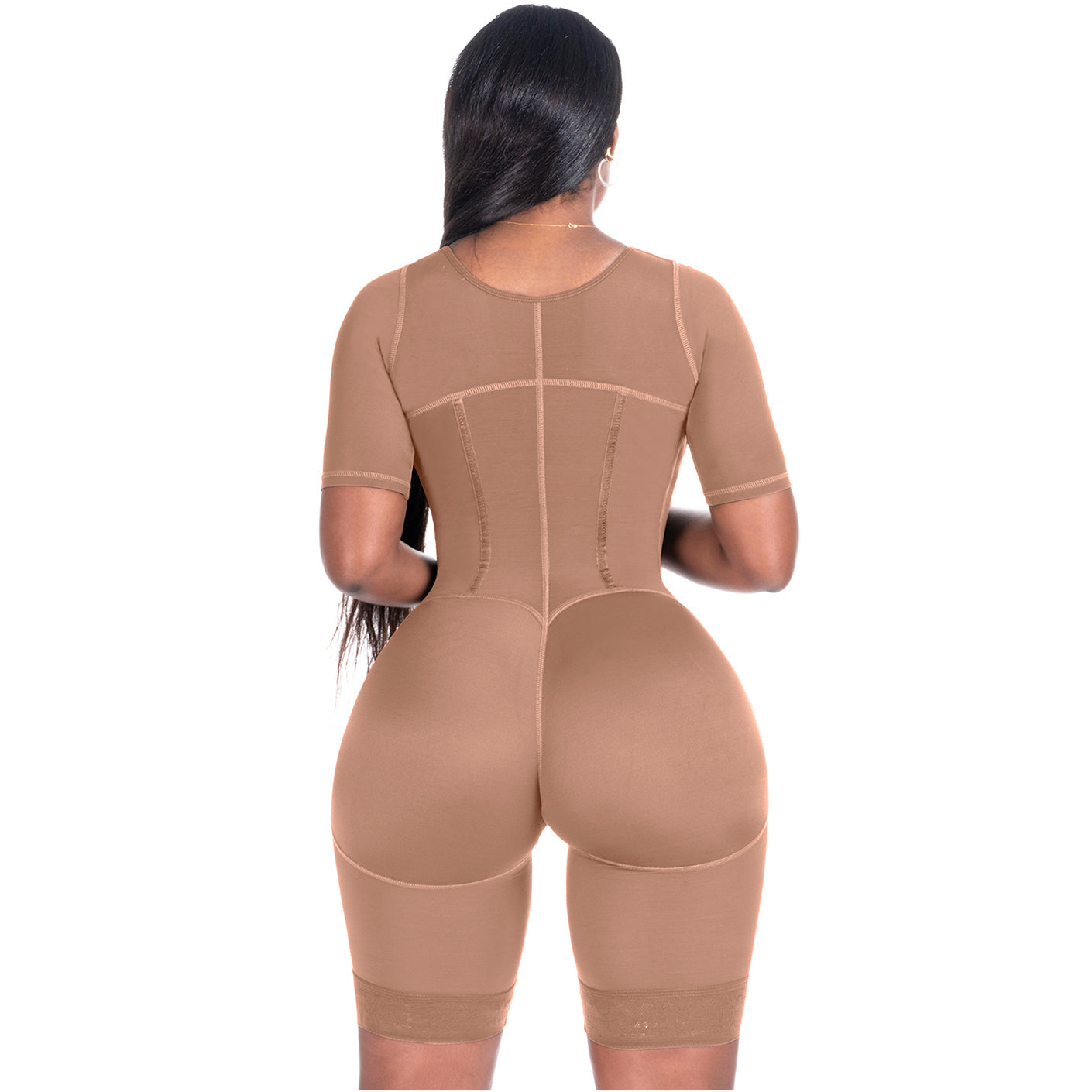 Bling Shapers 938BF Compression Garment With Sleeves and Built-in Bra