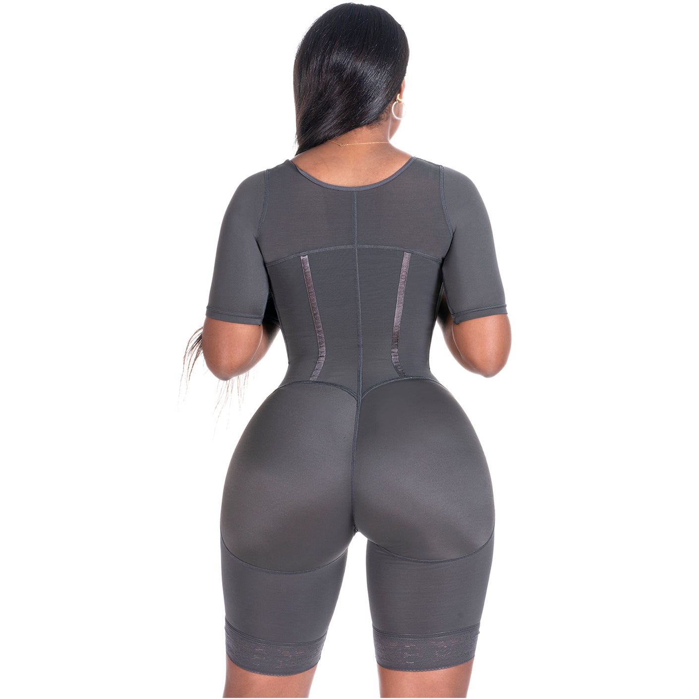 Bling Shapers 938BF Compression Garment With Sleeves and Built-in Bra