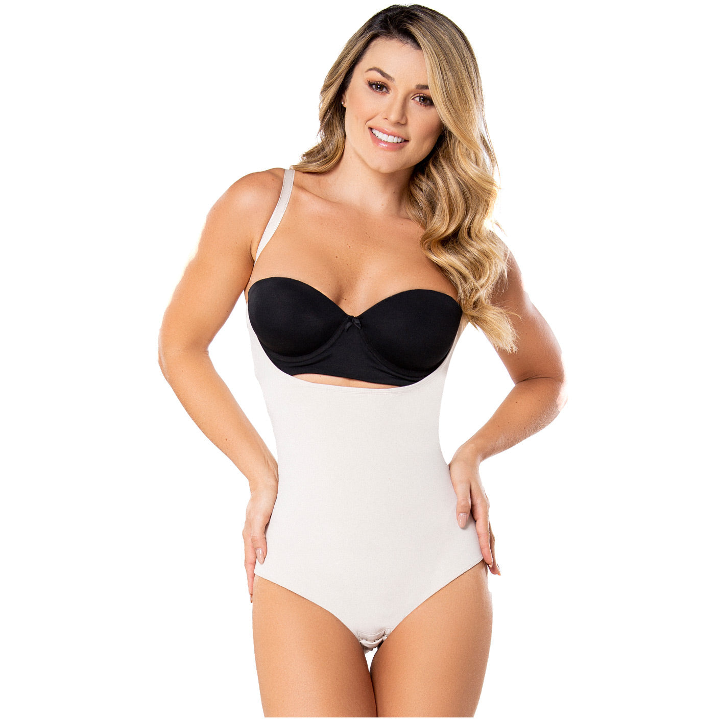ShapEager Braless Shapewear Faja Girdle Invisible Brief Body Shaper Black  at  Women's Clothing store