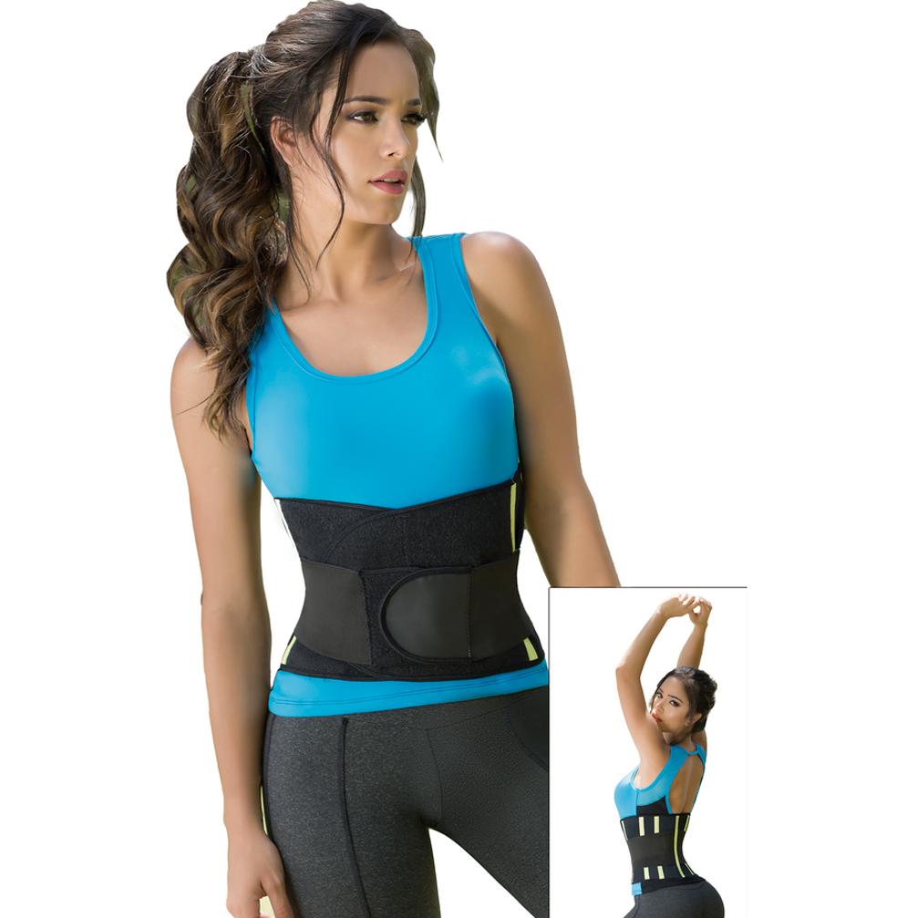 ROMANZA 2499 Womens Waist Trainer Cincher | Workout Body Shaper