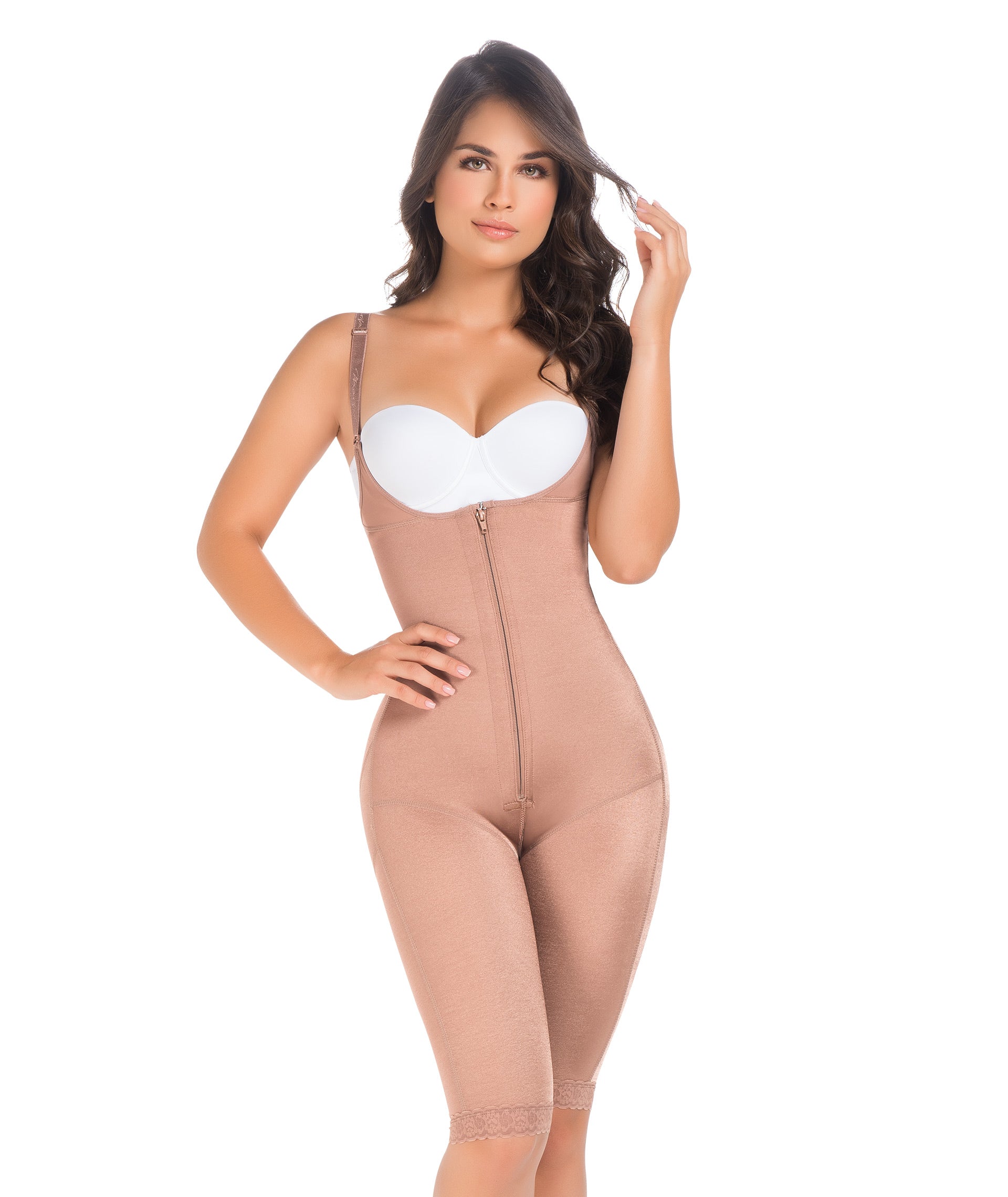 Fajas MariaE FU121 Post Surgery Open Bust Shapewear Bodysuit Daily Use –  Curved By Angeliques