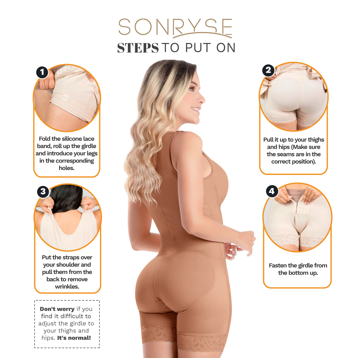 SONRYSE 053 Post Surgery , Postpartum Shapewear