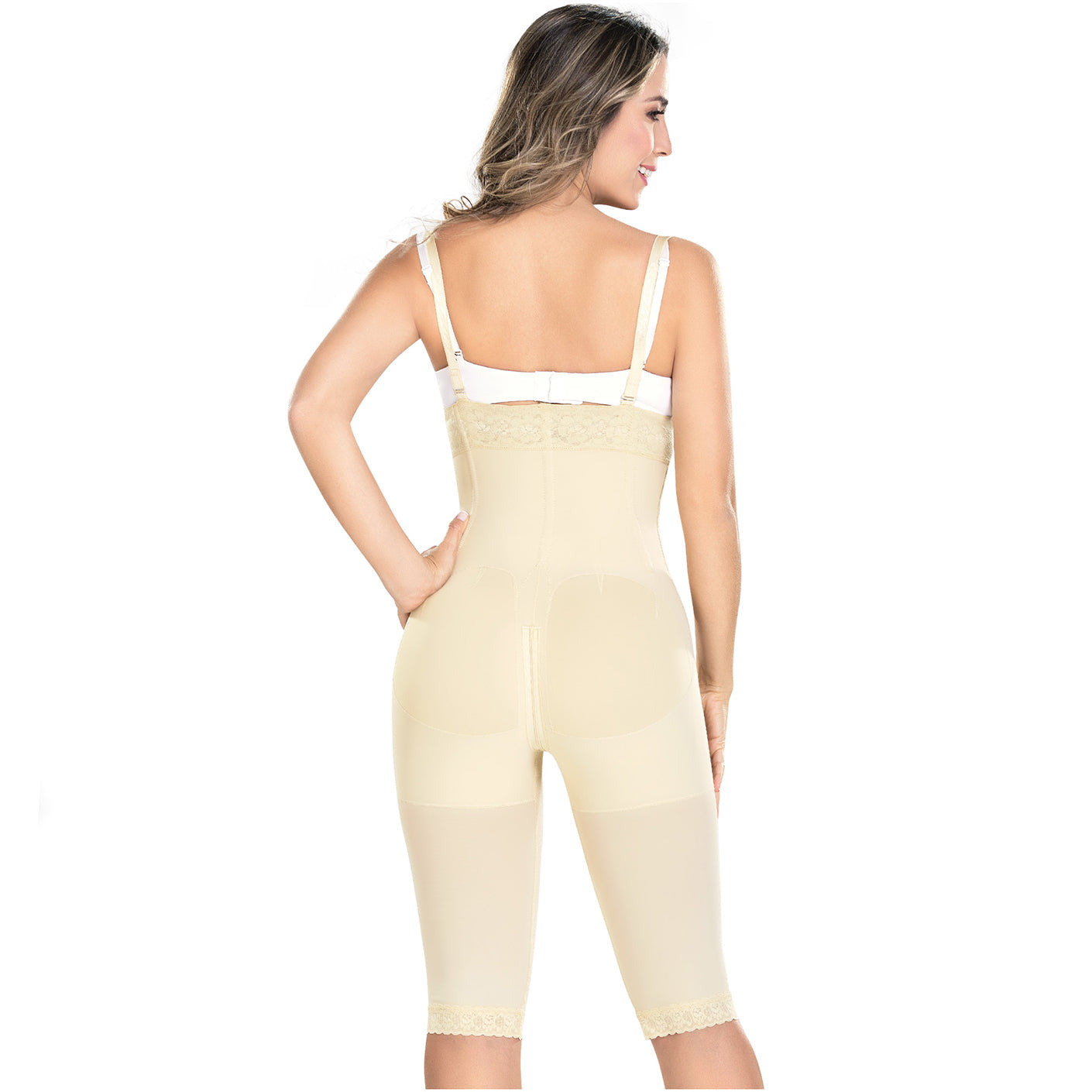 Fajas MYD F0076 SILICONE STRAPLESS KNEE-LENGTH FAJA