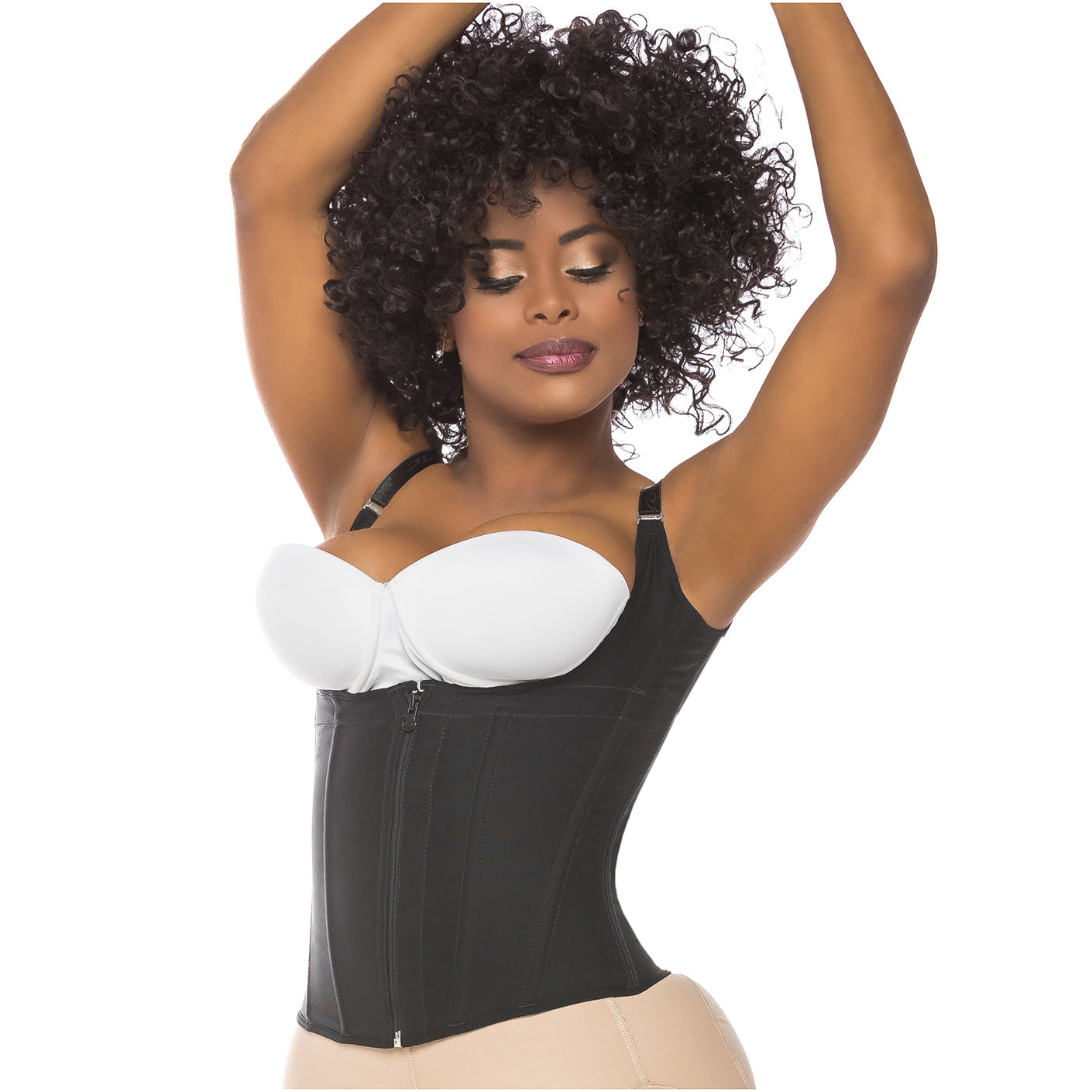 Fajas Salome 0313 | Waist Trainer Vest Tummy Control Compression Garment for Women | Colombian Body Shaper for Daily Use - Pal Negocio