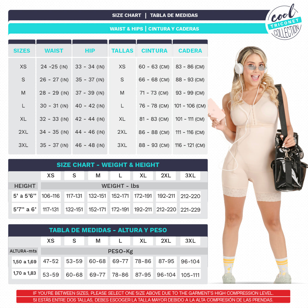 SONRYSE TR53 Post Surgery & Everyday Use Shapewear for Women