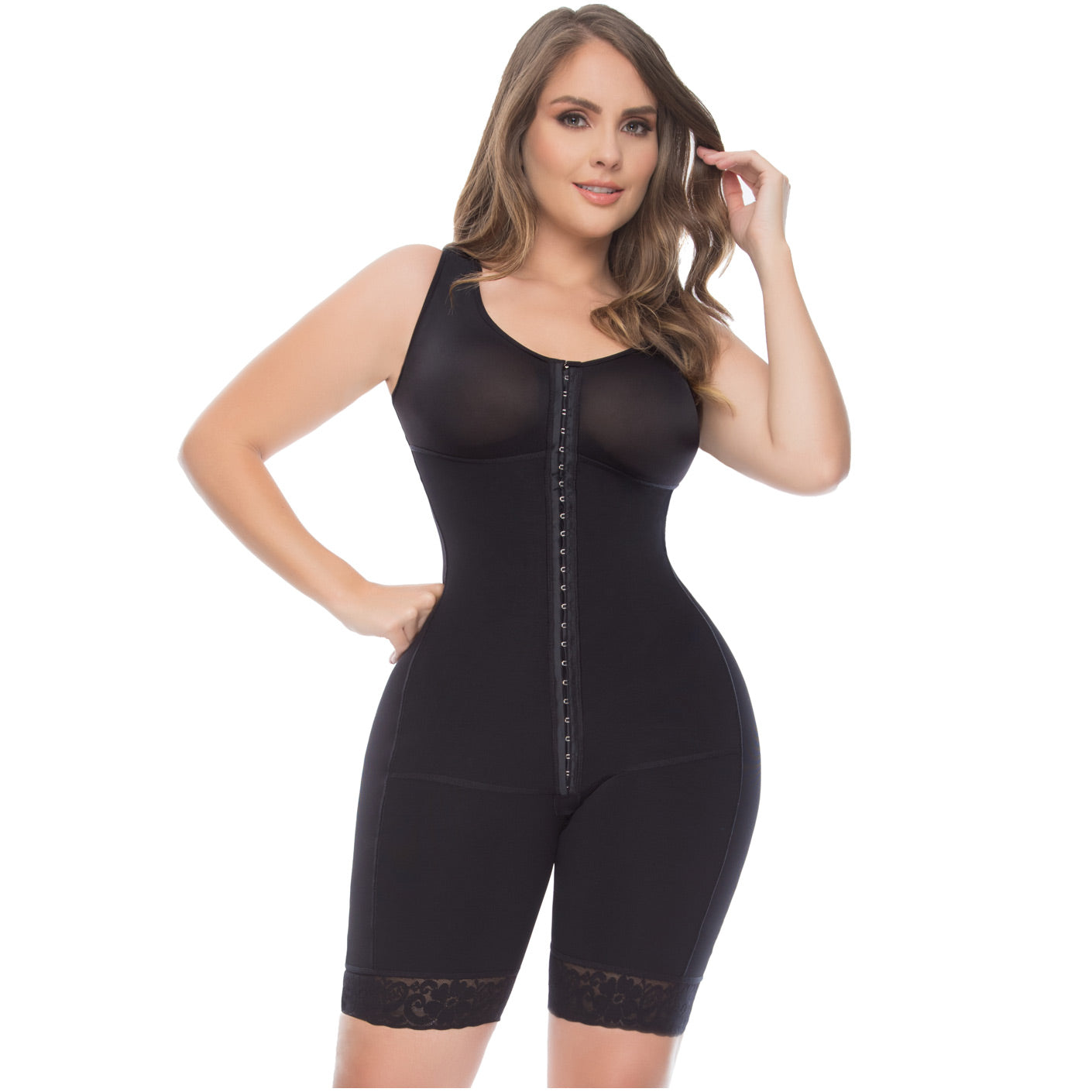 Fajas Uplady Butt Lifter Tummy Control High Waisted Mid Thigh Shaper Shorts  