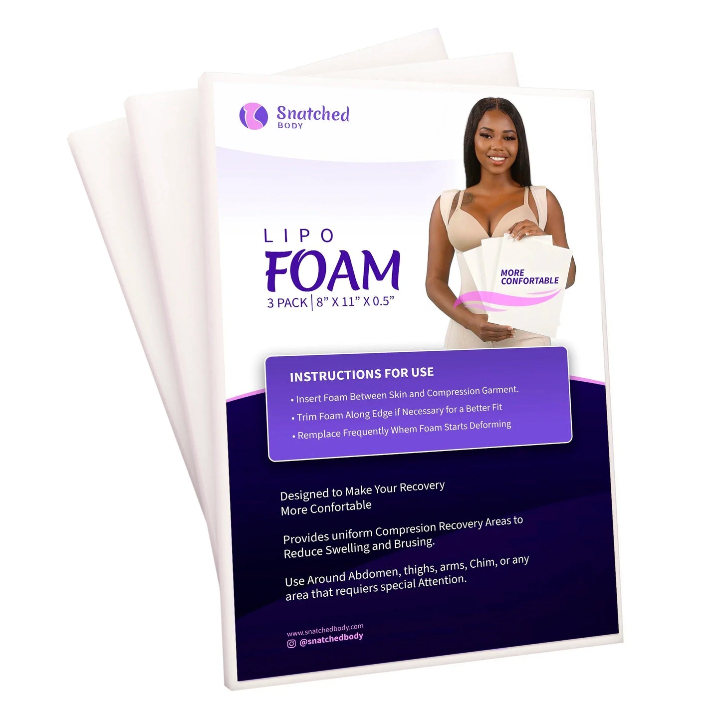 3-Pack Lipo Foam Boards