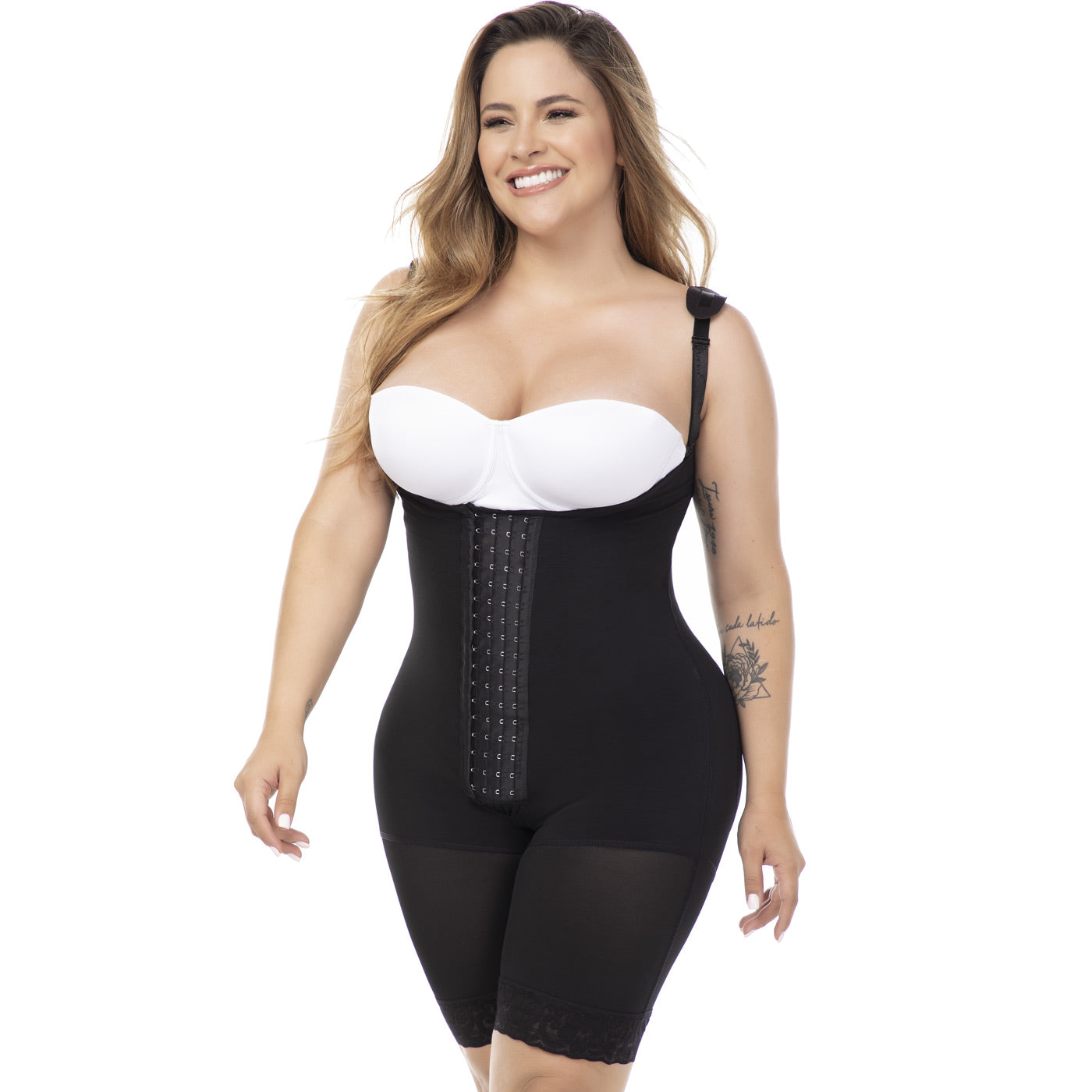 Fajas MariaE 9277 Women Shapewear Mid-Thigh Butt Lifter Daily Use Powernet