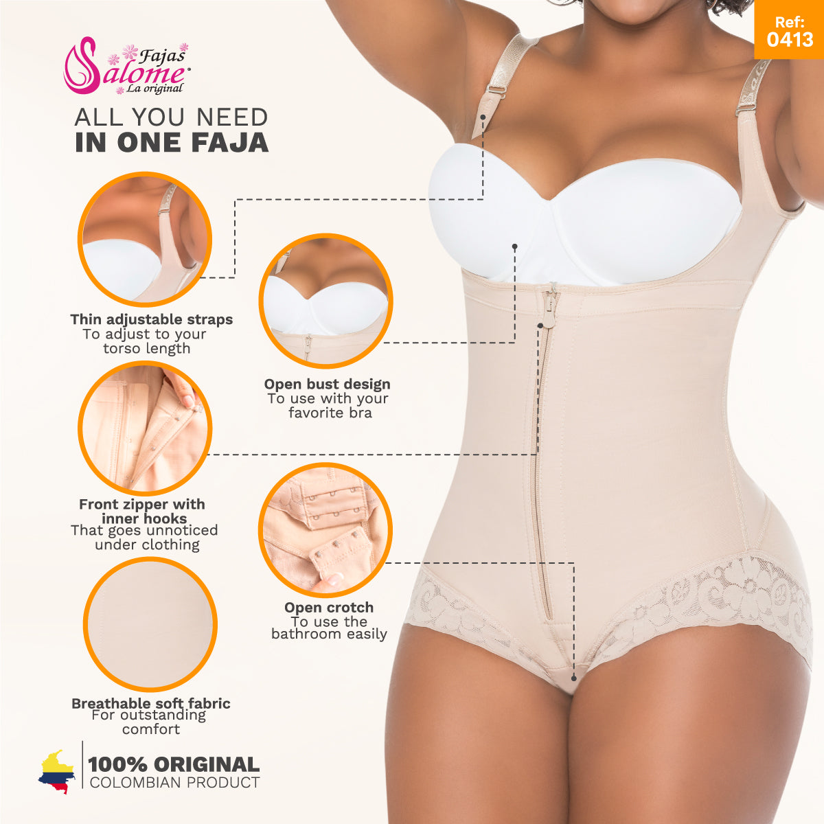 Fajas Salome 0413: Key features & benefits for curvier results