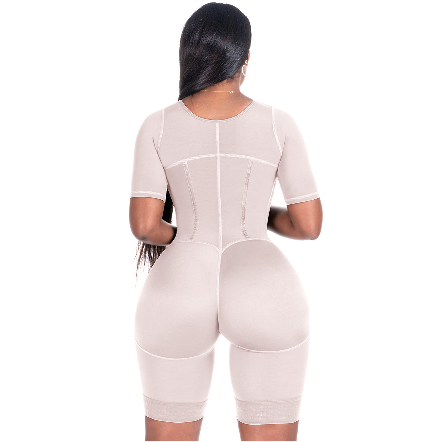 Bling Shapers 938BF Compression Garment With Sleeves and Built-in Bra