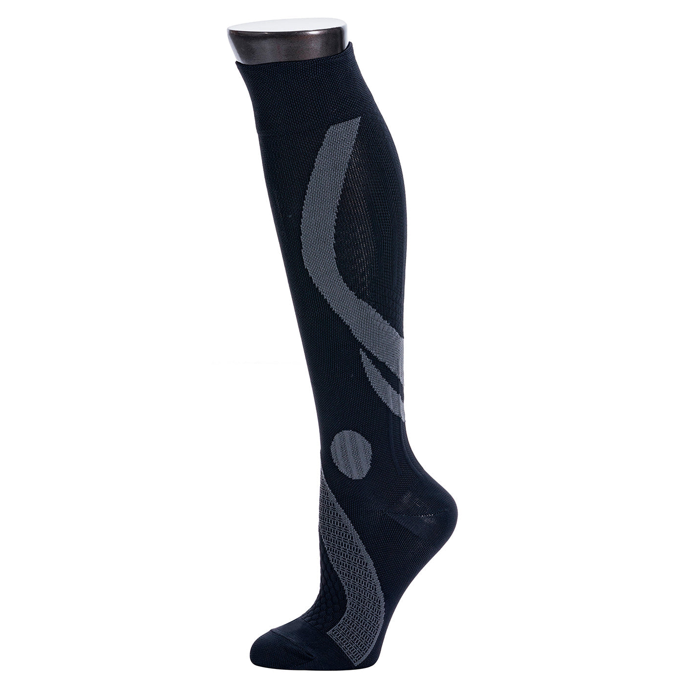 Be Shapy Socks 2 Pack Sports Compression Unisex Athletic Knee High Socks
