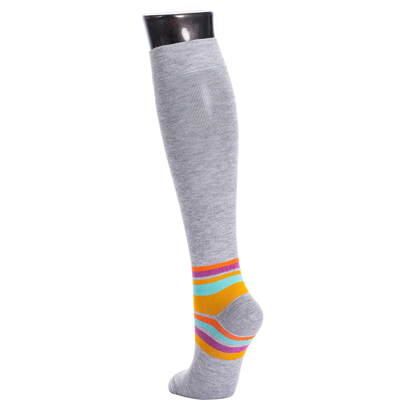 Be Shapy 2 Pack High Knee Compression Colorful Socks