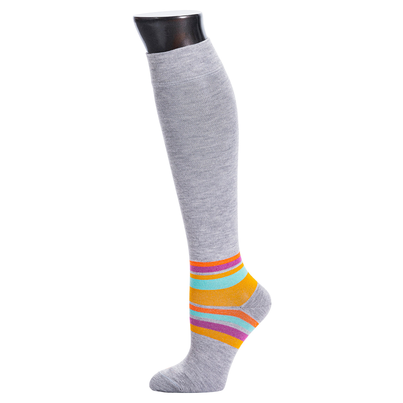 Be Shapy 2 Pack High Knee Compression Colorful Socks