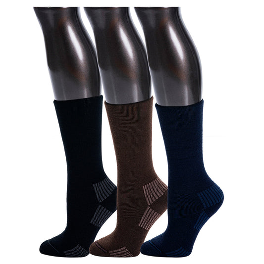 Be Shapy 3 Pack Mid Calf Diabetic Socks