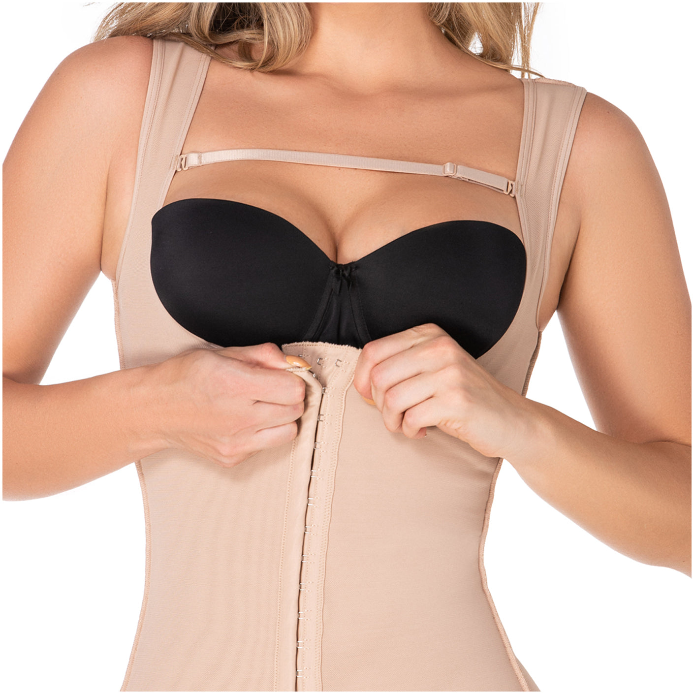 Diane & Geordi 002406 Mid-Thigh Body Shaper for Women Women's Postpartum Tummy Control Bodysuit Powernet
