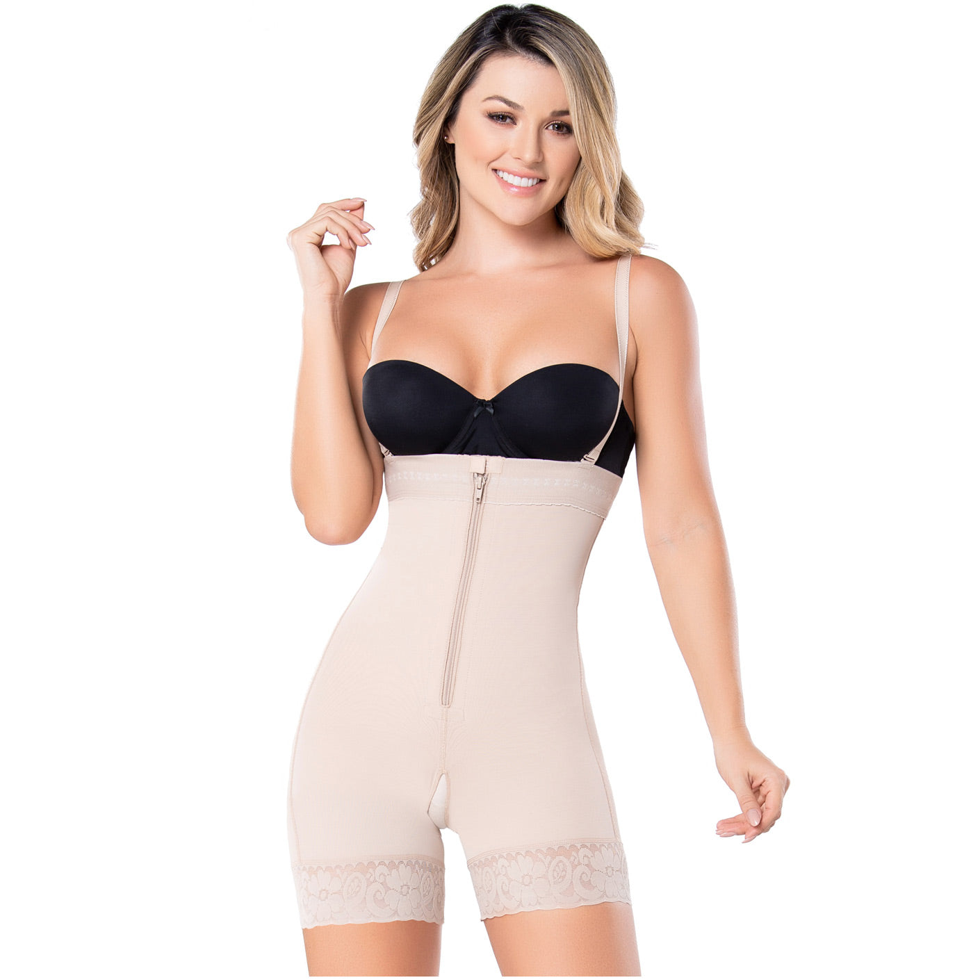 Diane & Geordi 002407 Pospartum Girdle Tummy Control Shapewear Women's Strapless Bodysuit Powernet