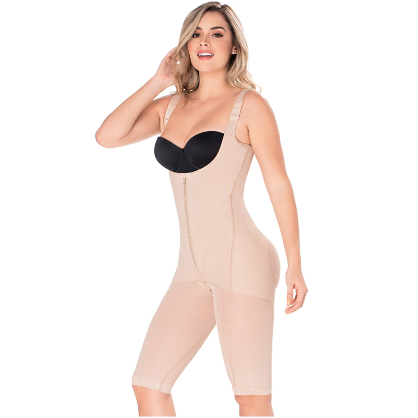 Diane & Geordi 2397 Knee Length Full Body Shaper for Butt Lifter 