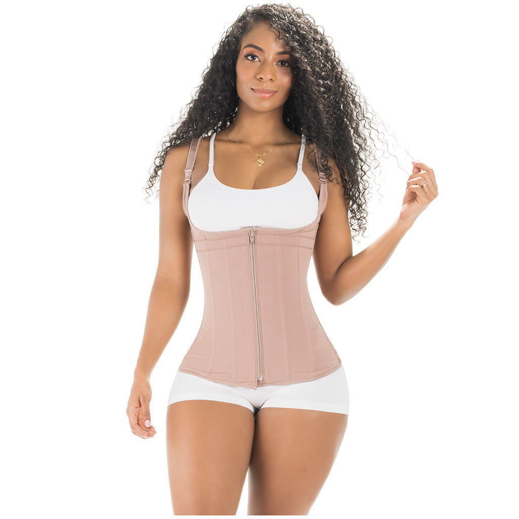 SONRYSE 024ZL  Open Bust Shaper Tummy Control Shapewear Vest Girdle 