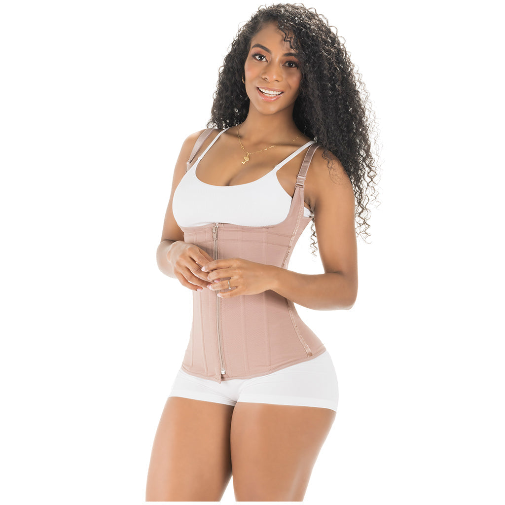 SONRYSE 024ZL  Open Bust Shaper Tummy Control Shapewear Vest Girdle 
