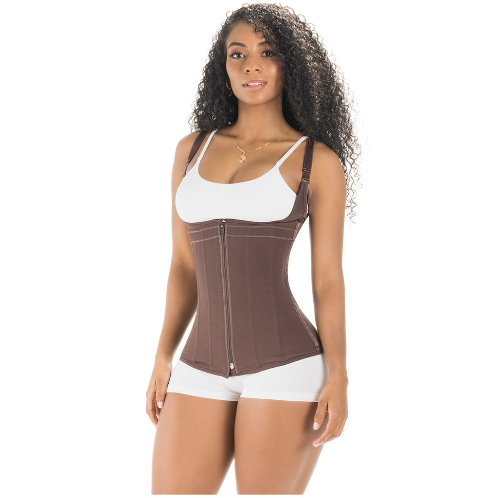 SONRYSE 024ZL  Open Bust Shaper Tummy Control Shapewear Vest Girdle 