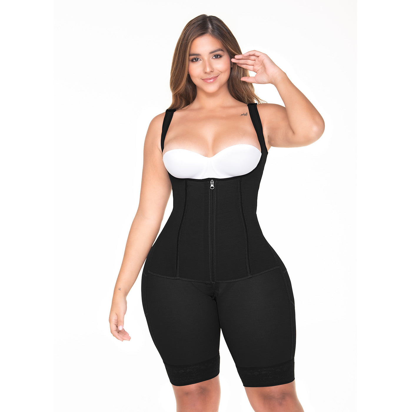 Fajas MariaE RA003 Women Open Bust Shapewear Tummy Control