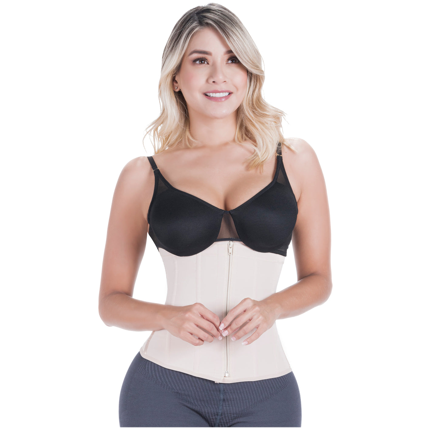 SONRYSE 023ZL  Waist Cincher Open Bust Girdle Tummy Control