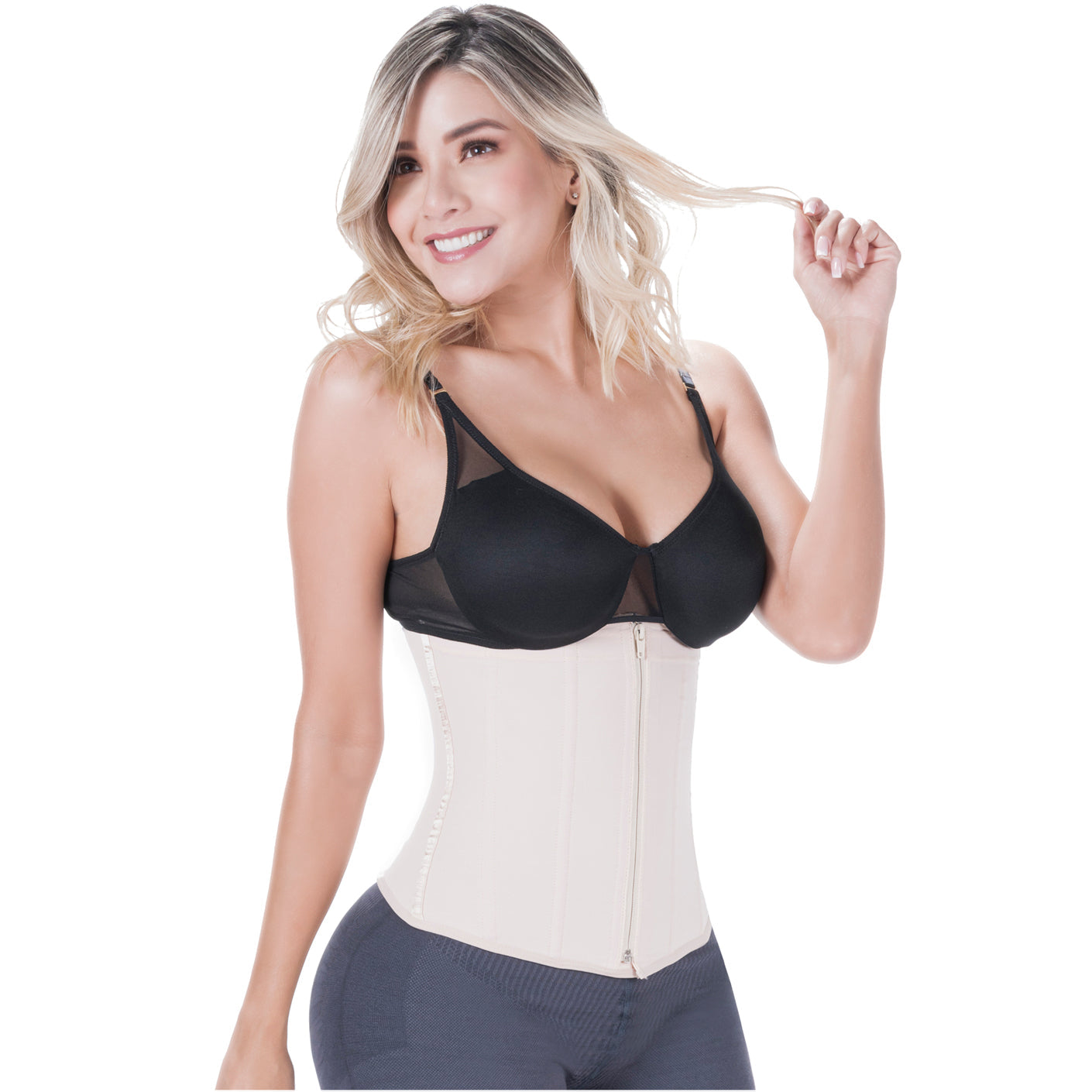 SONRYSE 023ZL  Waist Cincher Open Bust Girdle Tummy Control
