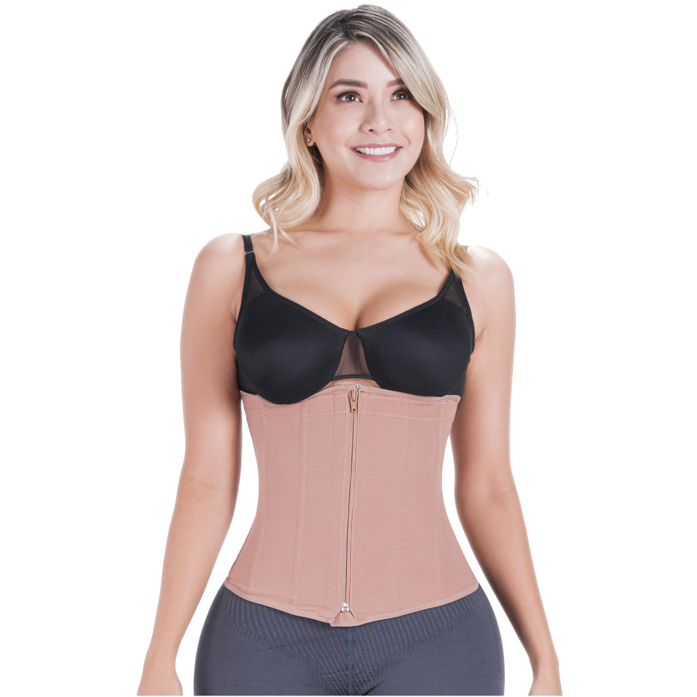 SONRYSE 023ZL  Waist Cincher Open Bust Girdle Tummy Control