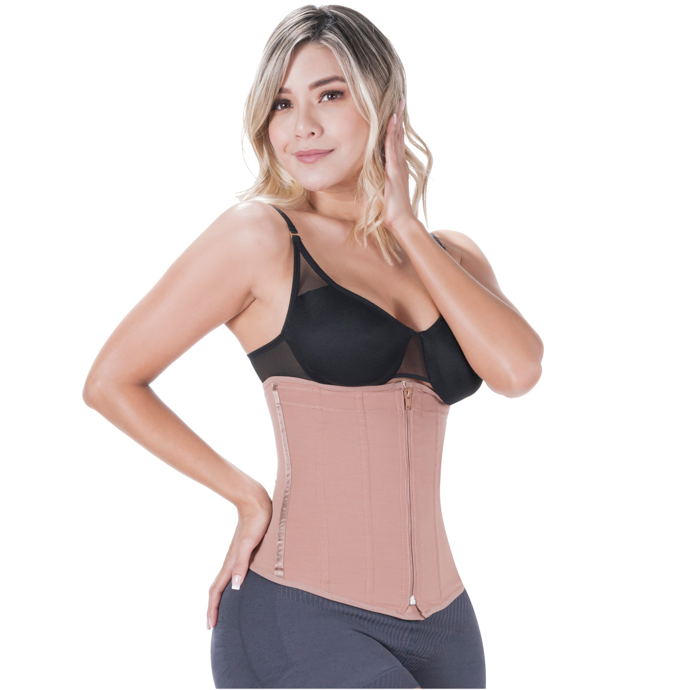 SONRYSE 023ZL  Waist Cincher Open Bust Girdle Tummy Control