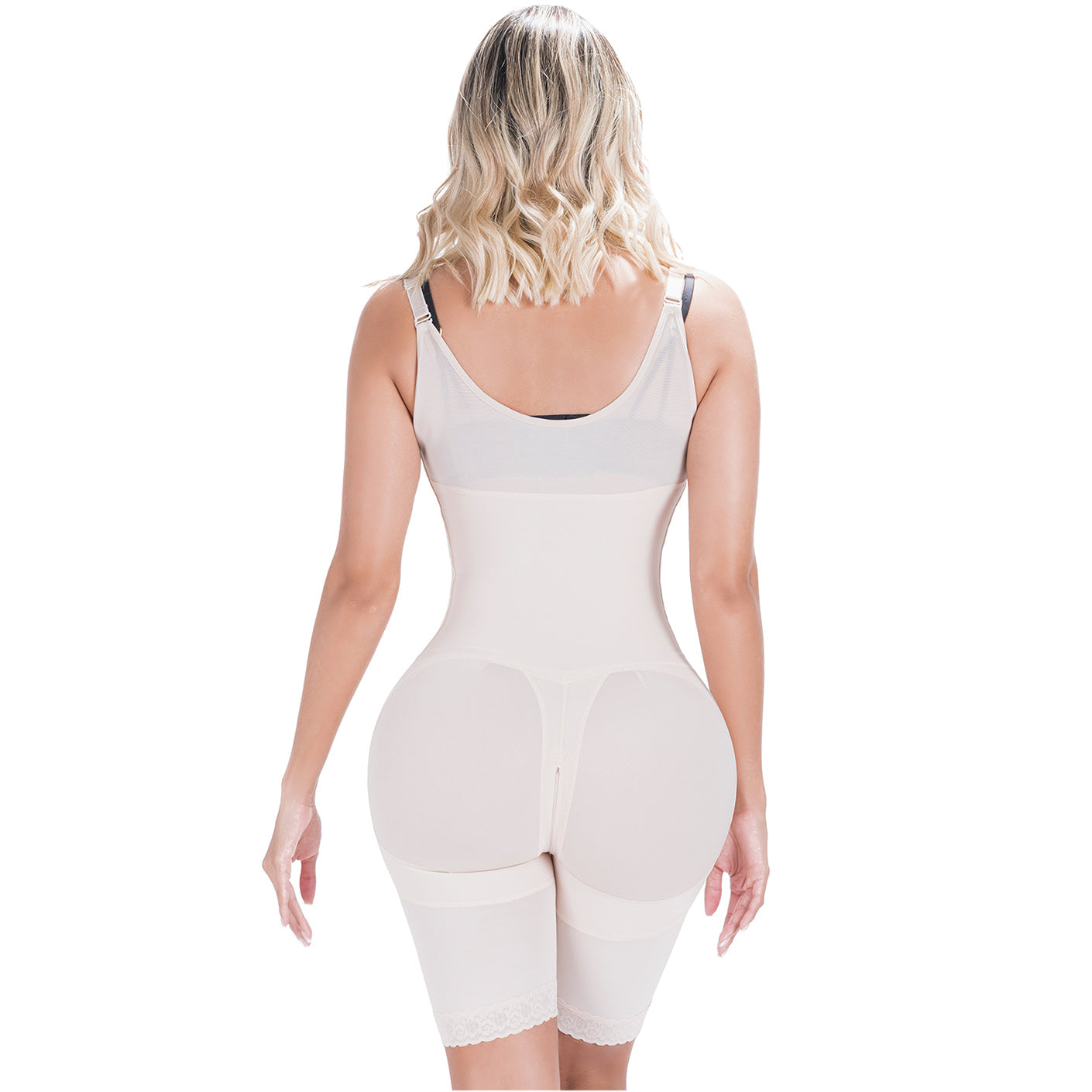 SONRYSE 048BF  Post Surgery Open Bust Shapewear Compression Garment Mid Thigh Girdle For Post Surgery And  Postpartum