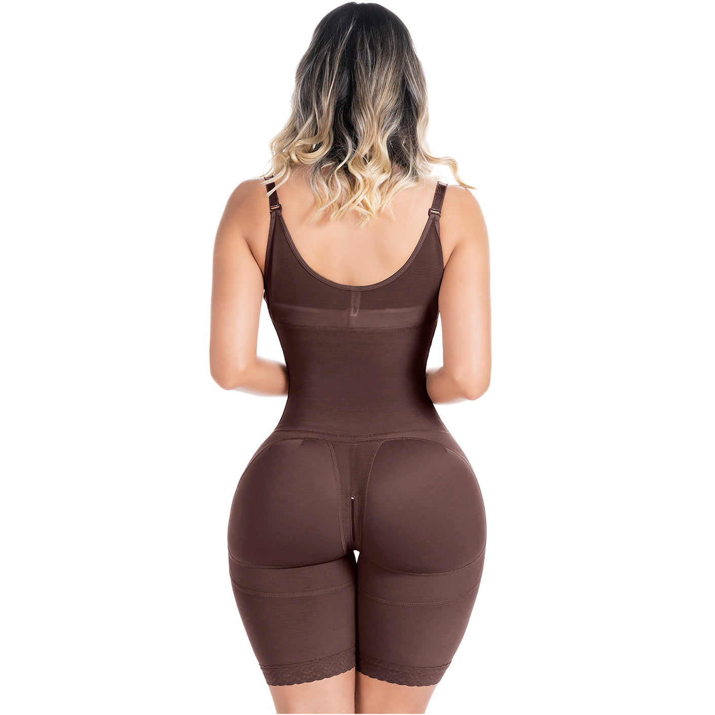 SONRYSE 048BF  Post Surgery Open Bust Shapewear Compression Garment Mid Thigh Girdle For Post Surgery And  Postpartum