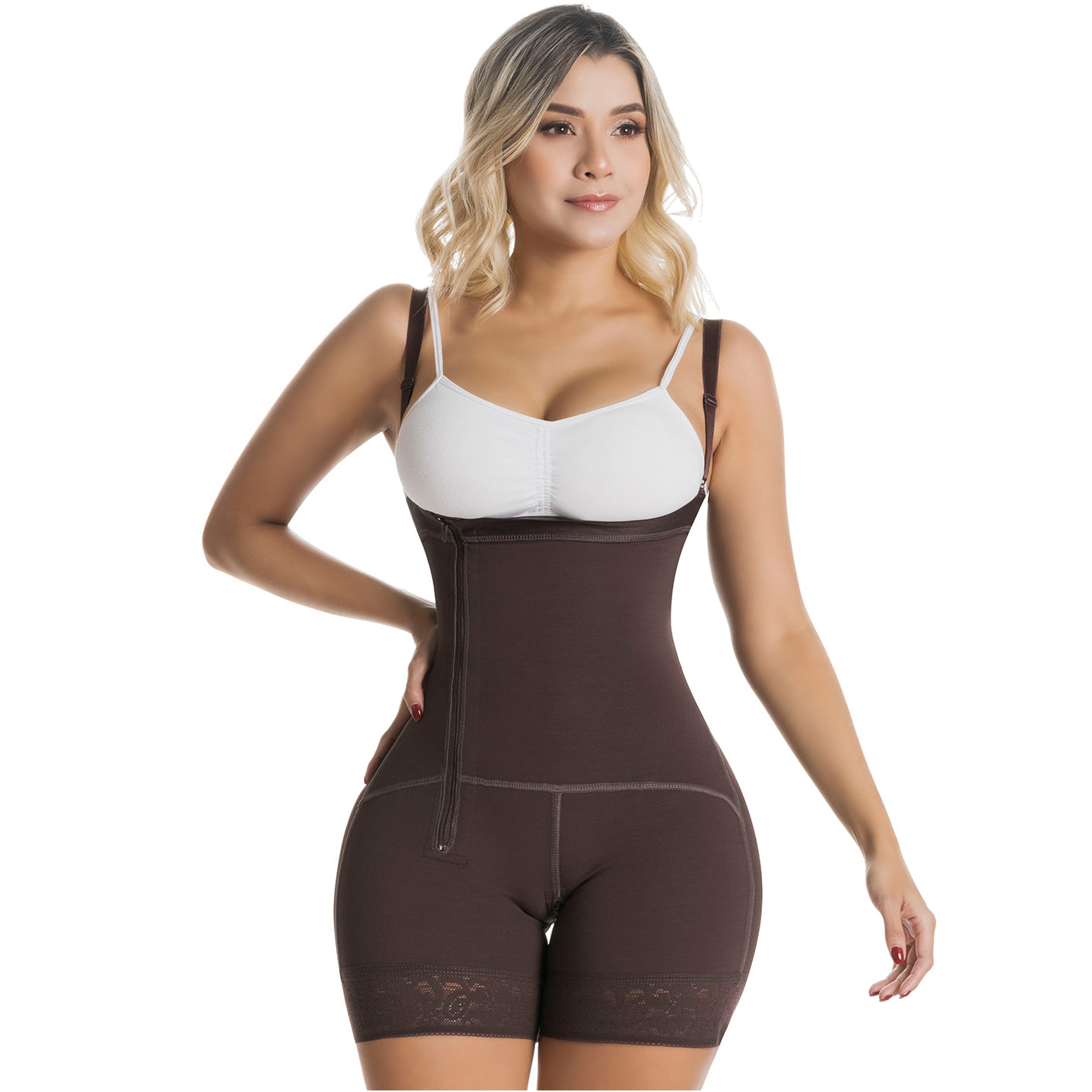 SONRYSE 050 Postpartum Stage 2 Lipo Compression Garment Open Bust & Tummy Tuck Shapewear