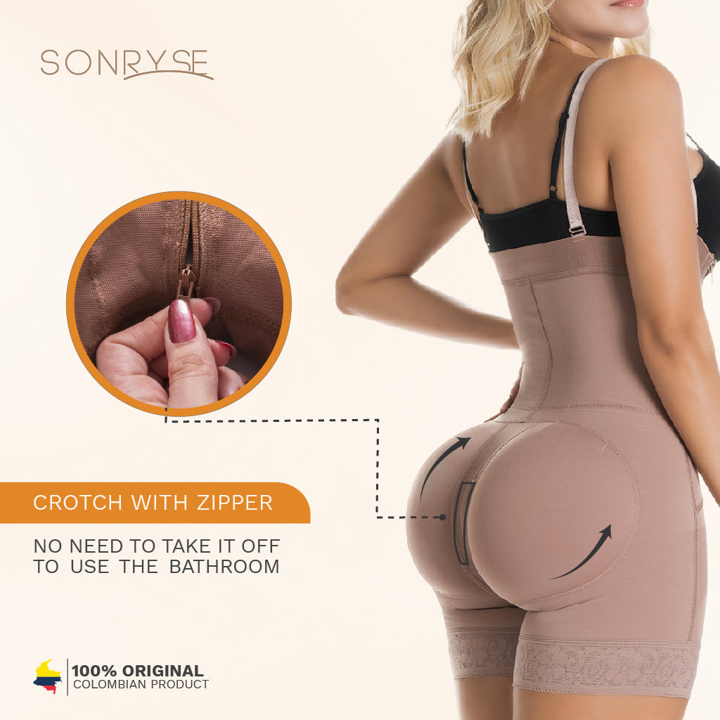 SONRYSE 050 Postpartum Stage 2 Lipo Compression Garment Open Bust & Tummy Tuck Shapewear