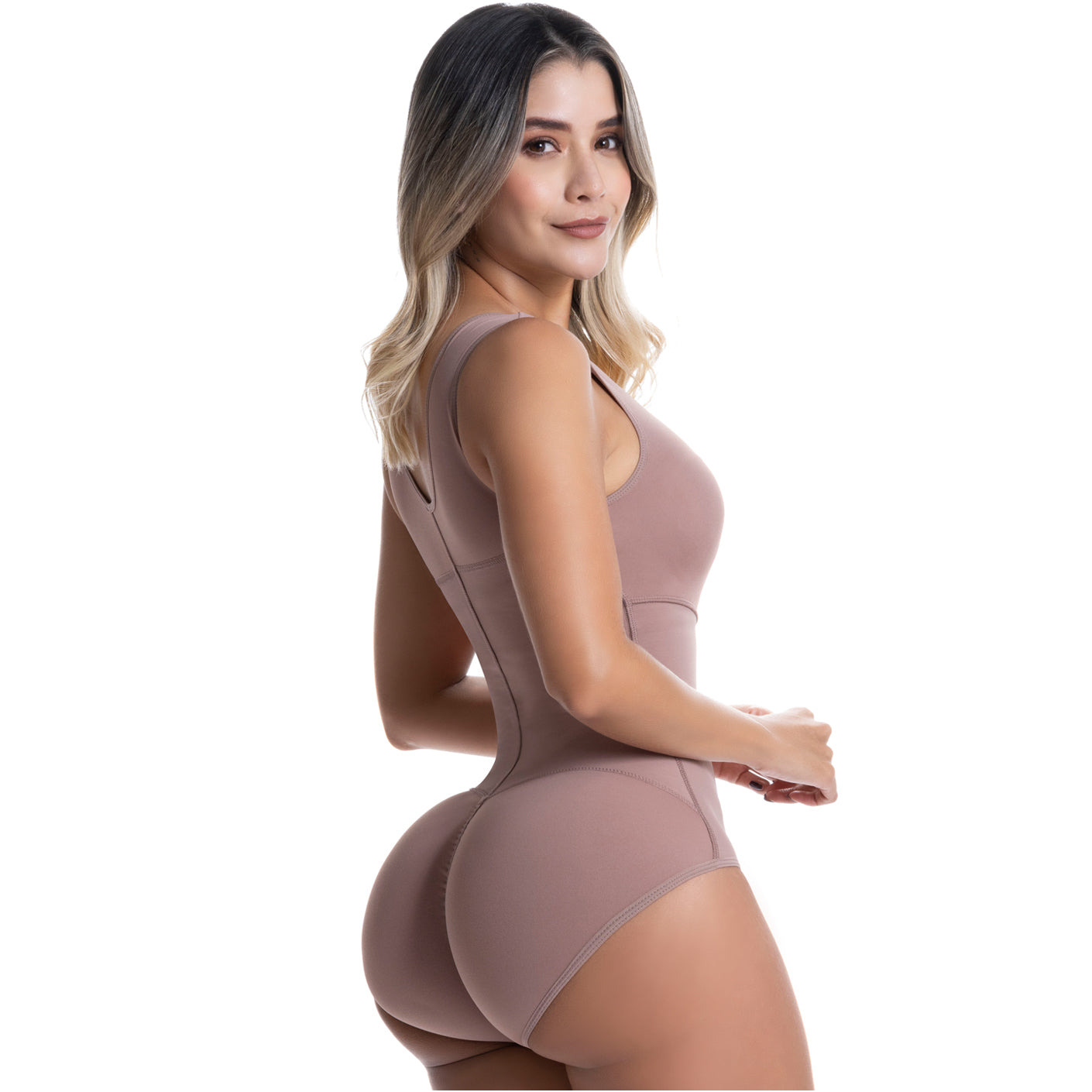 SONRYSE 055 Panty Bodysuit Shapewear with Built-in Bra Postpartum 