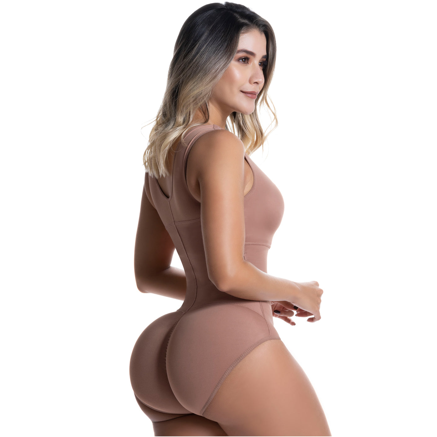 SONRYSE 055 Panty Bodysuit Shapewear with Built-in Bra Postpartum 