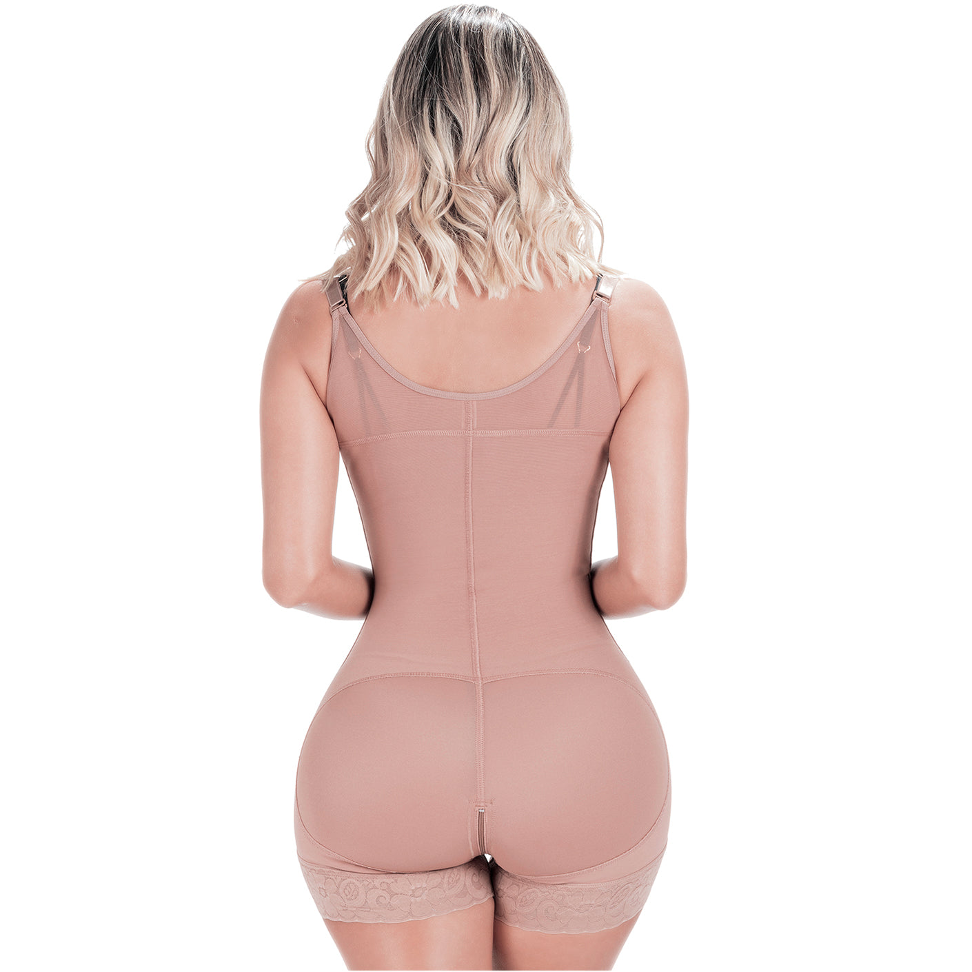 SONRYSE 068BF  Postpartum & Post Surgery Tummy Tuck Lipo Compression Garment Open Bust Short Shapewear Bodysuit