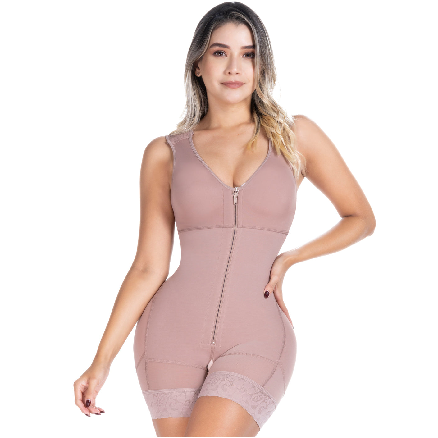 SONRYSE 085 Post Surgery Bodysuit Shapewear with Built-in Bra Postpartum