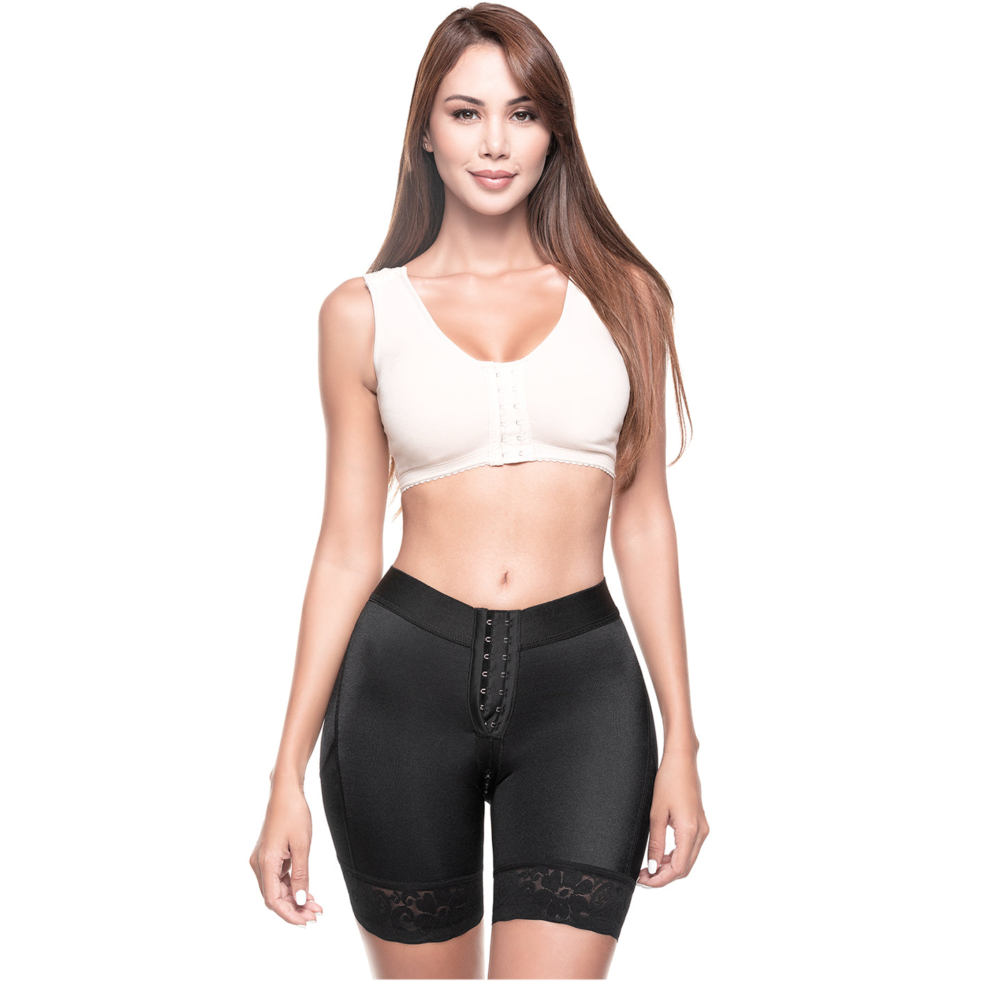 SONRYSE TR71BF High Waisted Shaper Shorts for Women Mid-Length 