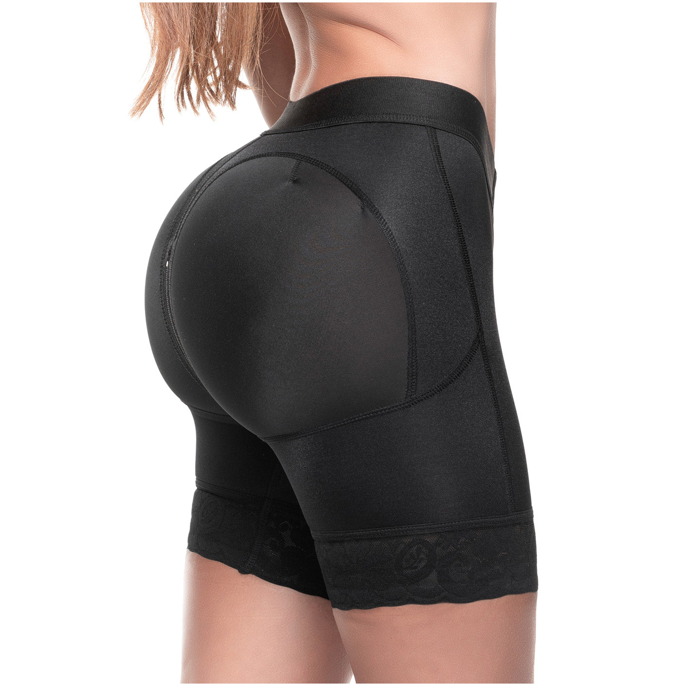 SONRYSE TR71BF High Waisted Shaper Shorts for Women Mid-Length 