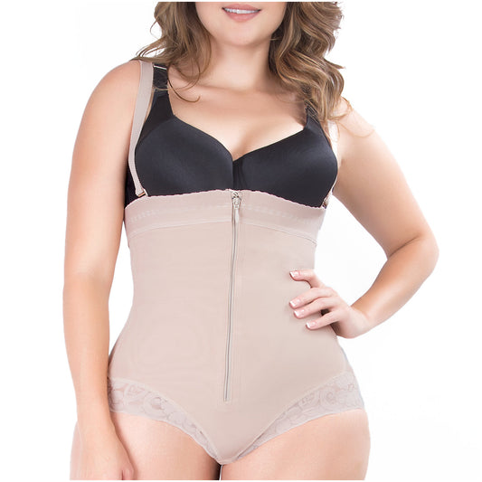 Uplady 6155 Strapless Butt Lifting Shapewear Bodysuit  Powernet