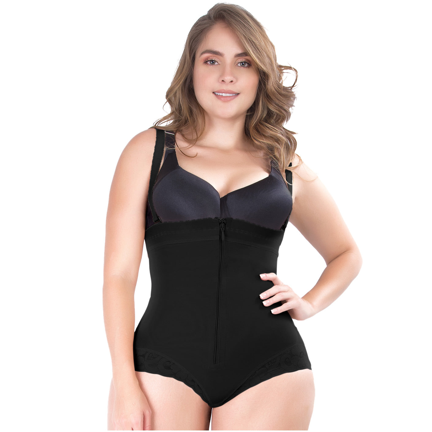 Uplady 6155 Strapless Butt Lifting Shapewear Bodysuit  Powernet