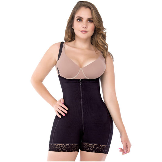 UpLady 6186 Butt Lifting Shapewear Bodysuit with Wide Hips Powernet