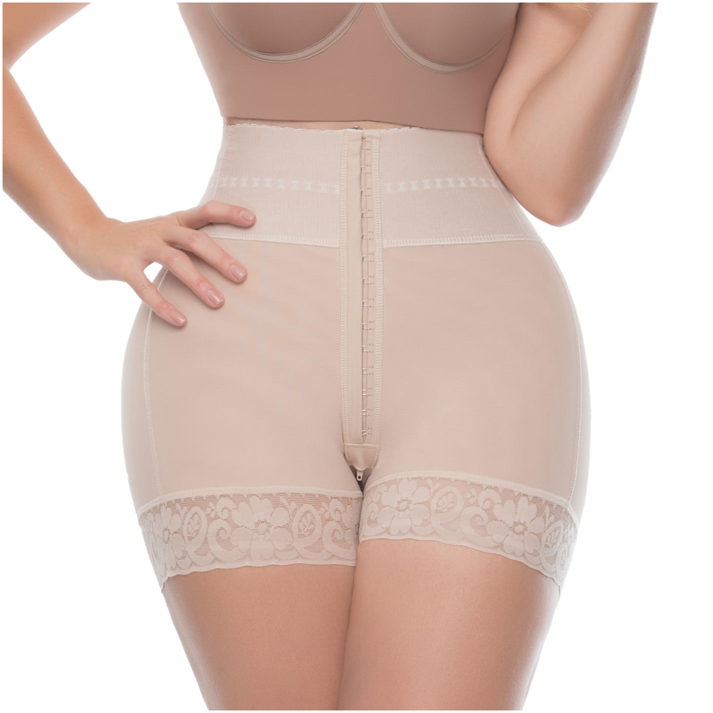 UpLady 6198  High Waisted Mid Thigh Shaper  Butt Lifter Tummy Control 