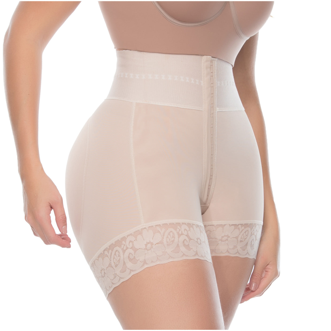 UpLady 6198  High Waisted Mid Thigh Shaper  Butt Lifter Tummy Control 