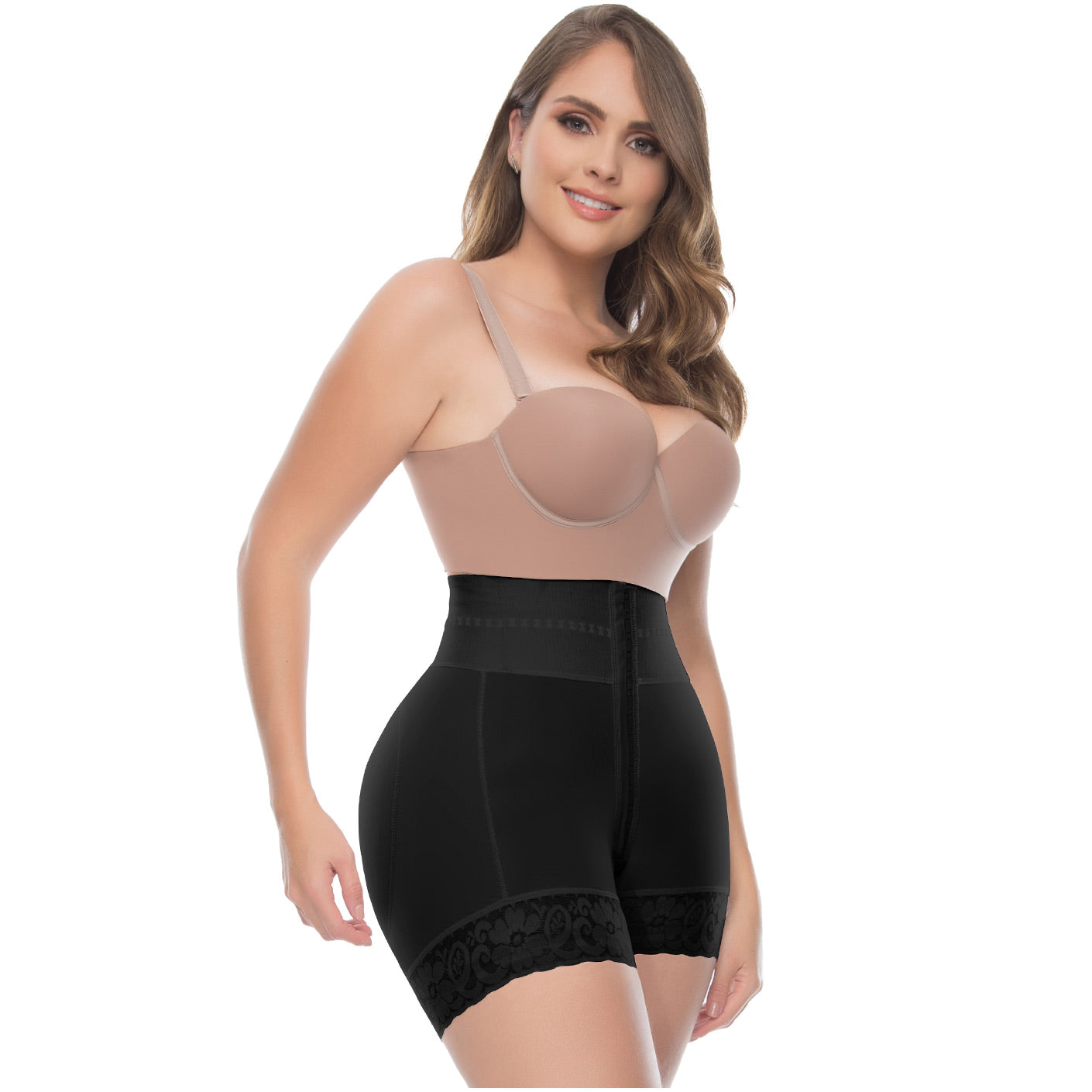 UpLady 6198  High Waisted Mid Thigh Shaper  Butt Lifter Tummy Control 