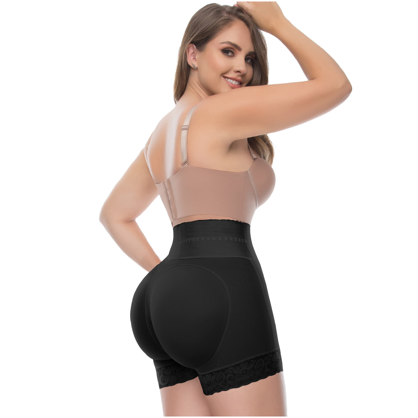 UpLady 6198  High Waisted Mid Thigh Shaper  Butt Lifter Tummy Control 