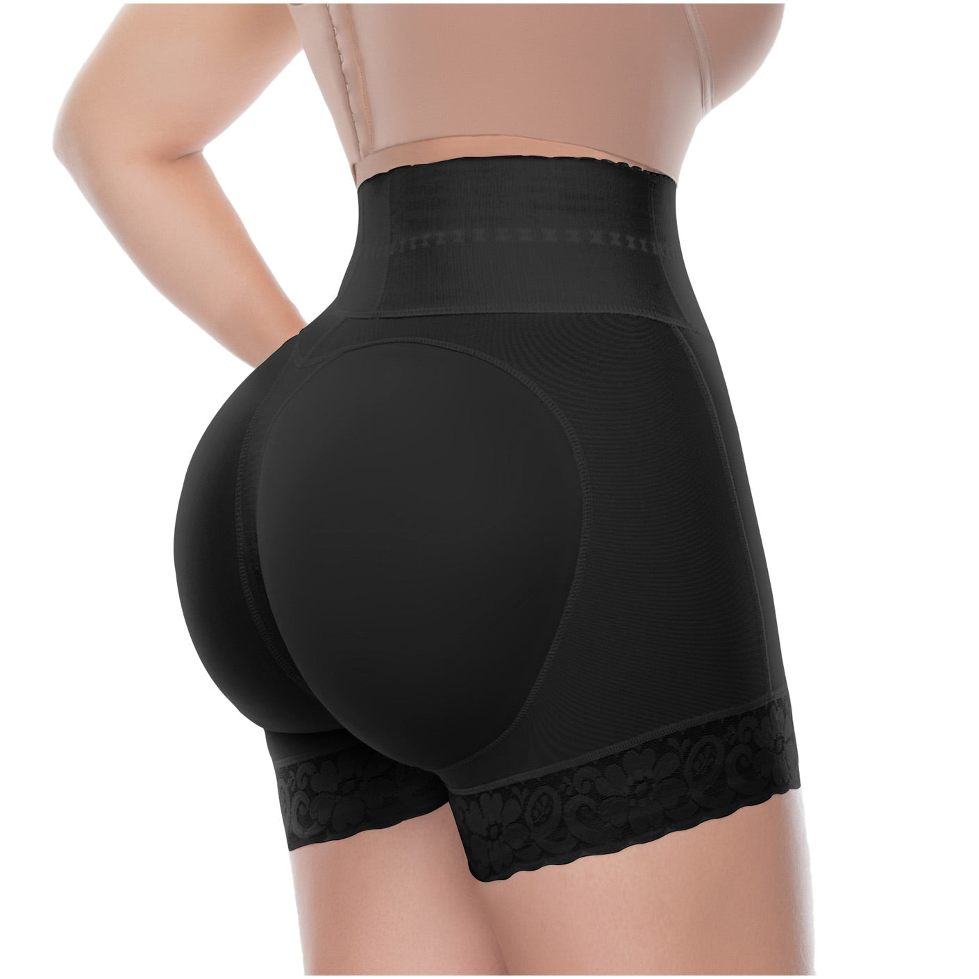 UpLady 6198  High Waisted Mid Thigh Shaper  Butt Lifter Tummy Control 