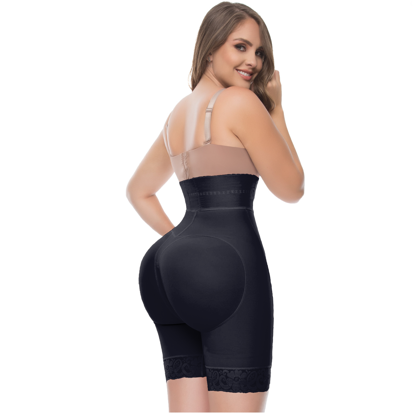 UpLady 6199 Tummy Control High Waisted Shapewear Butt Lifter Shorts