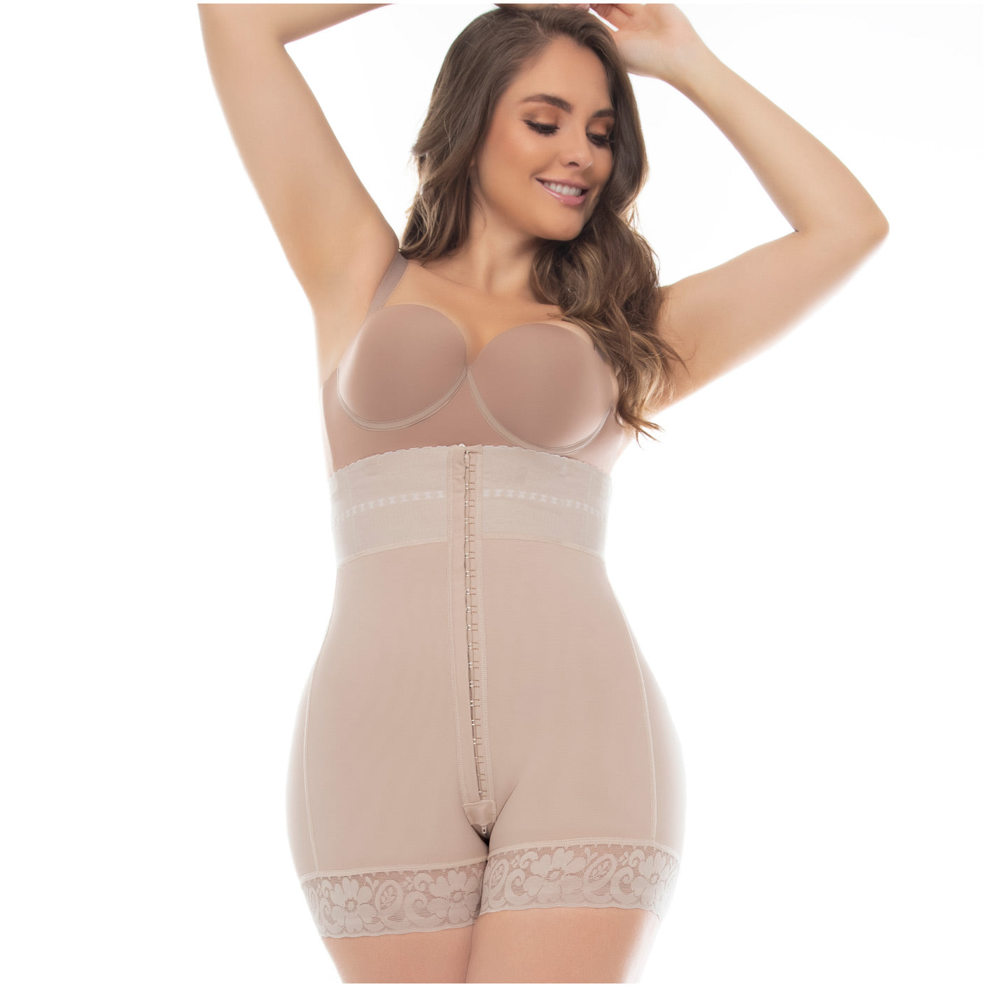 UpLady 6204 Butt Lifter Mid Thigh Shapewear Tummy Control Shorts